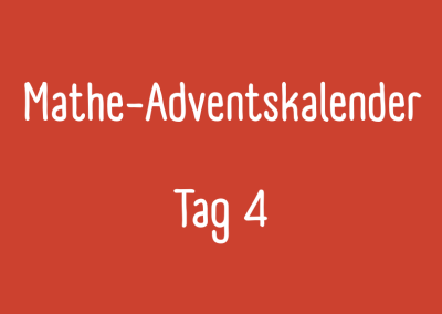 Der vierte Mathe-Adventskalender