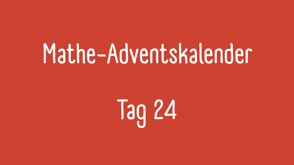 Quiz 24 des Adventskalenders 