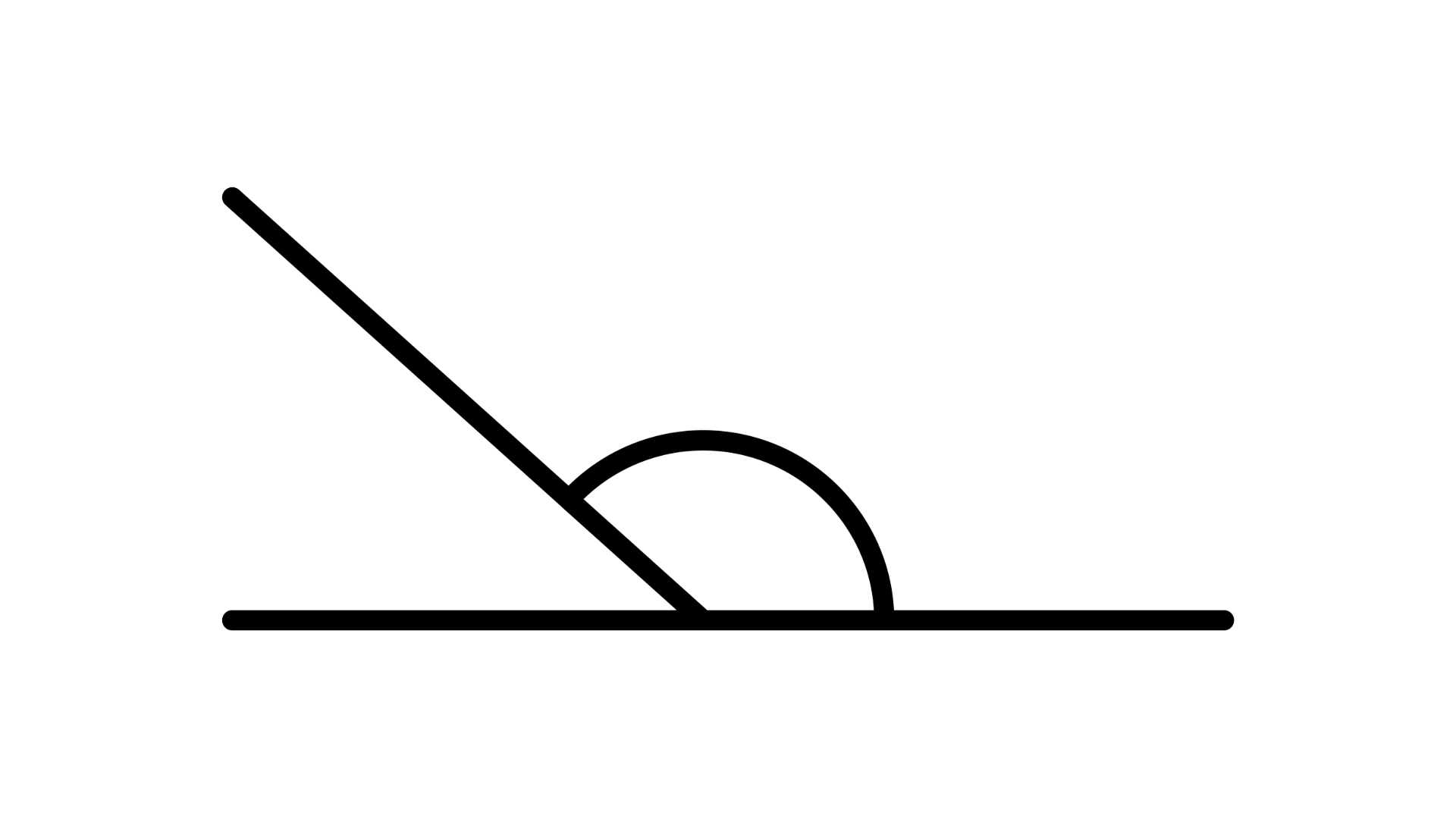 Oblique angle
